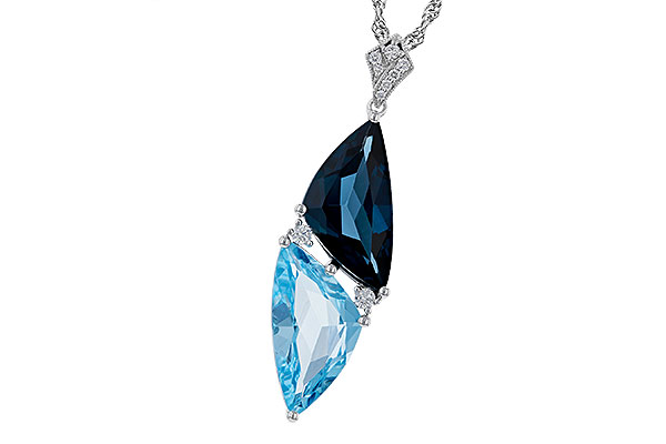 F275-11048: NECK 6.87 BLUE TOPAZ 6.97 TGW