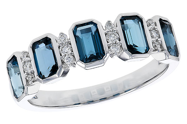 K275-11939: LDS RG 1.46 TW LONDON BLUE TOPAZ 1.58 TGW